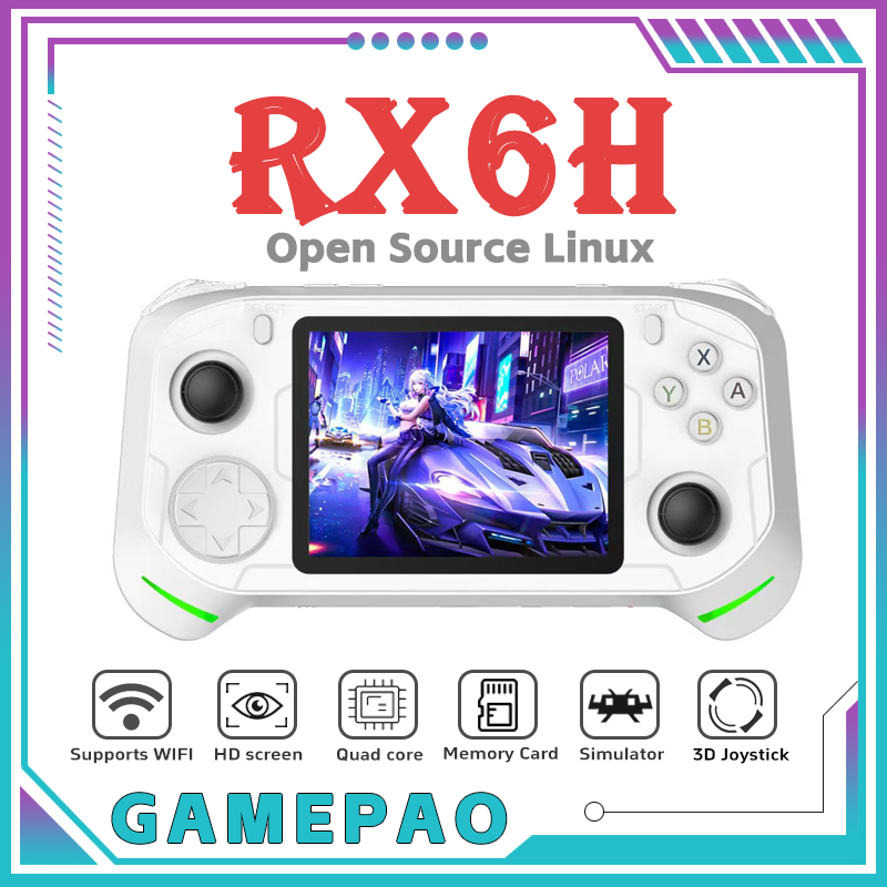 Retro Gaming Power Bank - Konsola do gier retro RX6H z