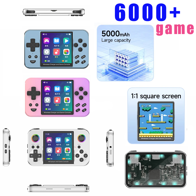 Retro Gaming Power Bank - Przenośna konsola do gier 2 w