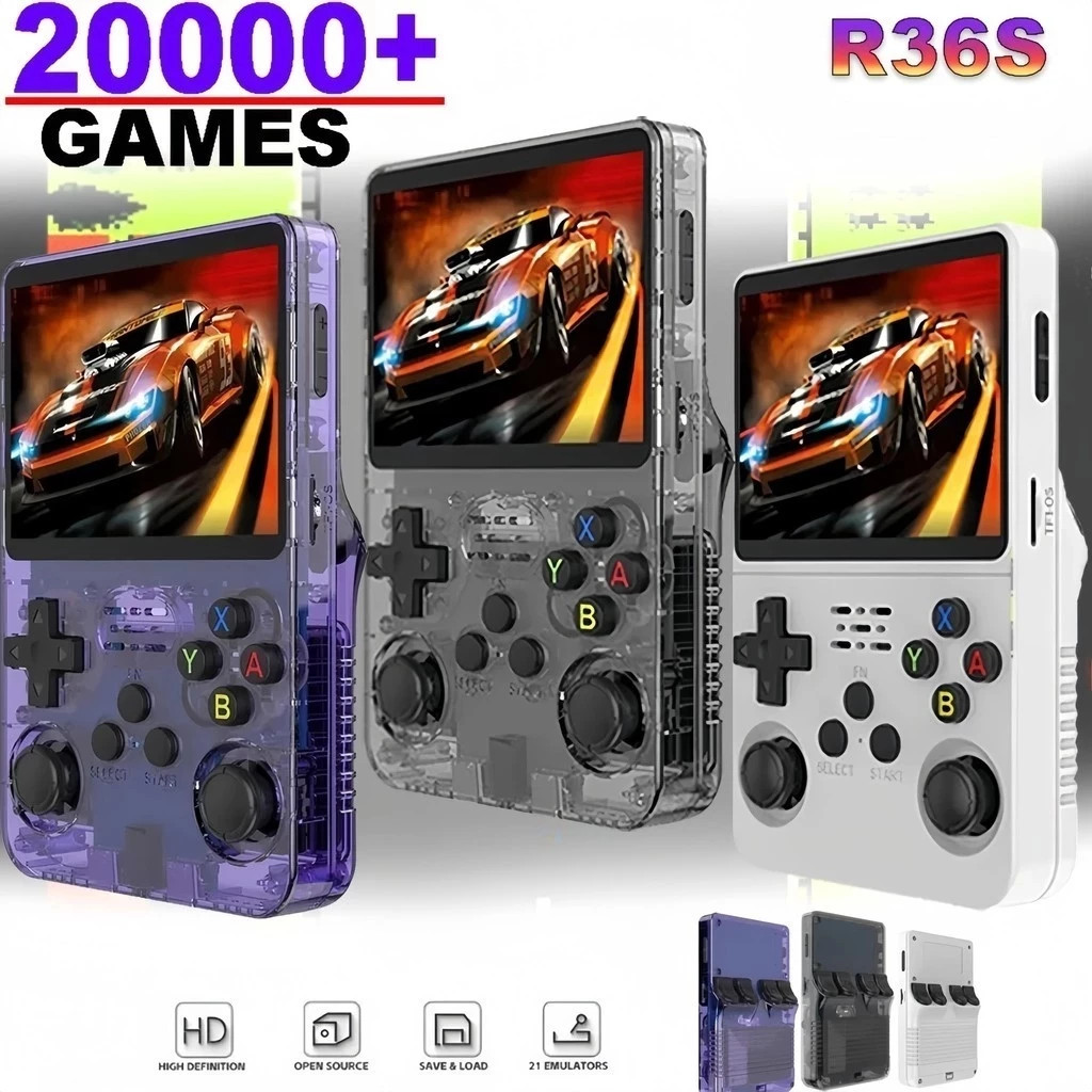 Retro Gaming Xbox One - Mini R36S Retro Konsola Przenośna do