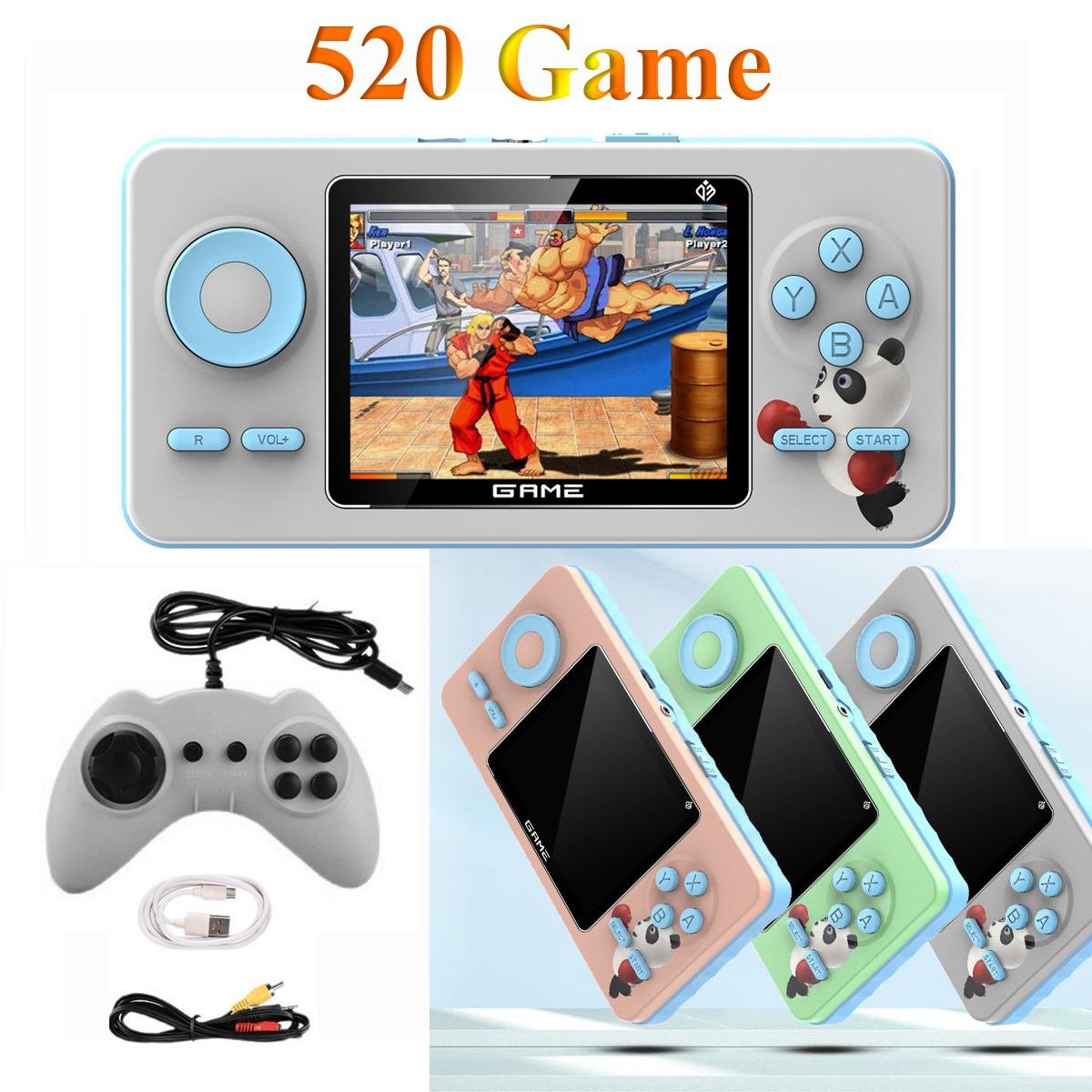 Retro Gaming Power Bank - Konsola do gier retro S5 Mini