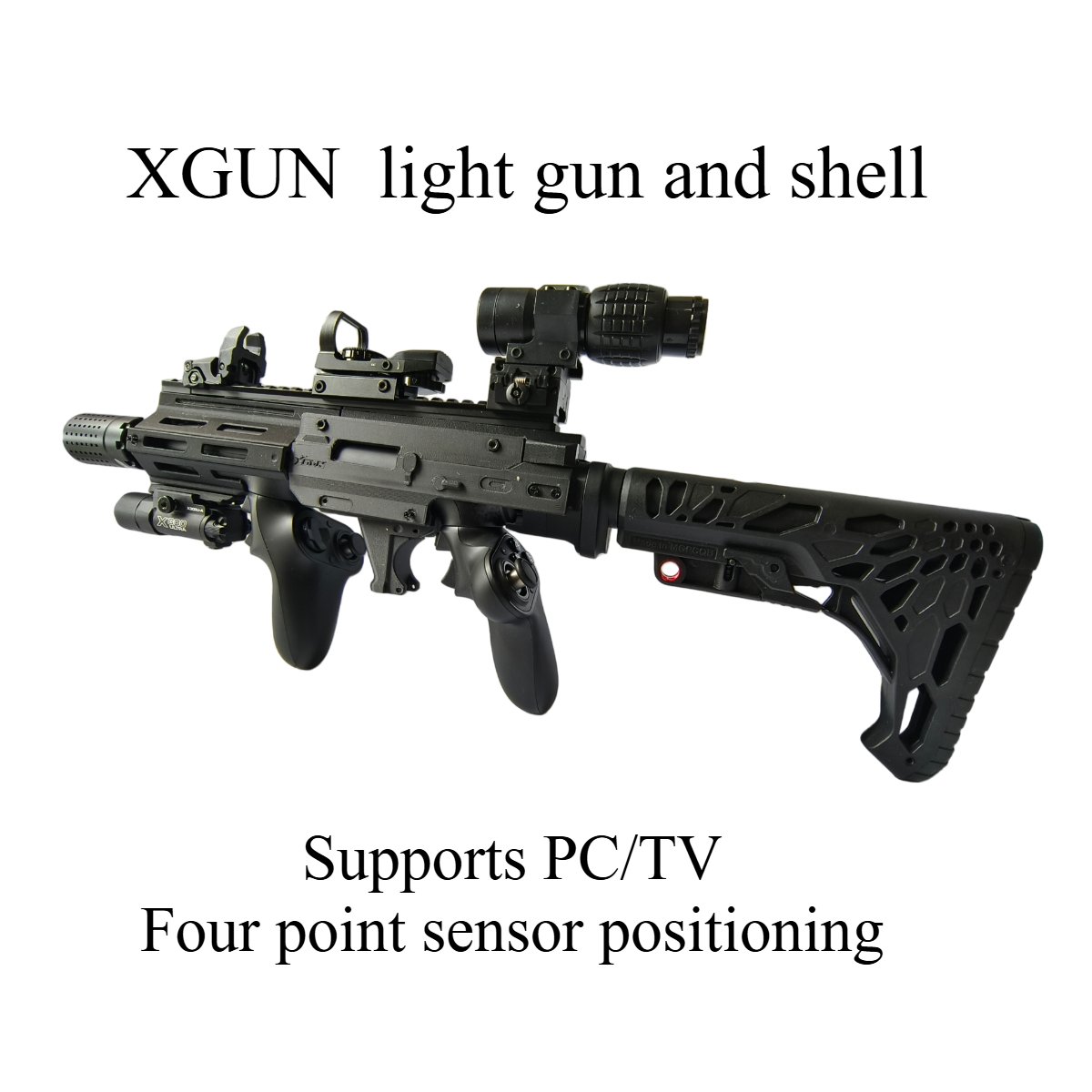 Retro Gaming Gun - Kontroler strzelanki XGUN USB Light Gun