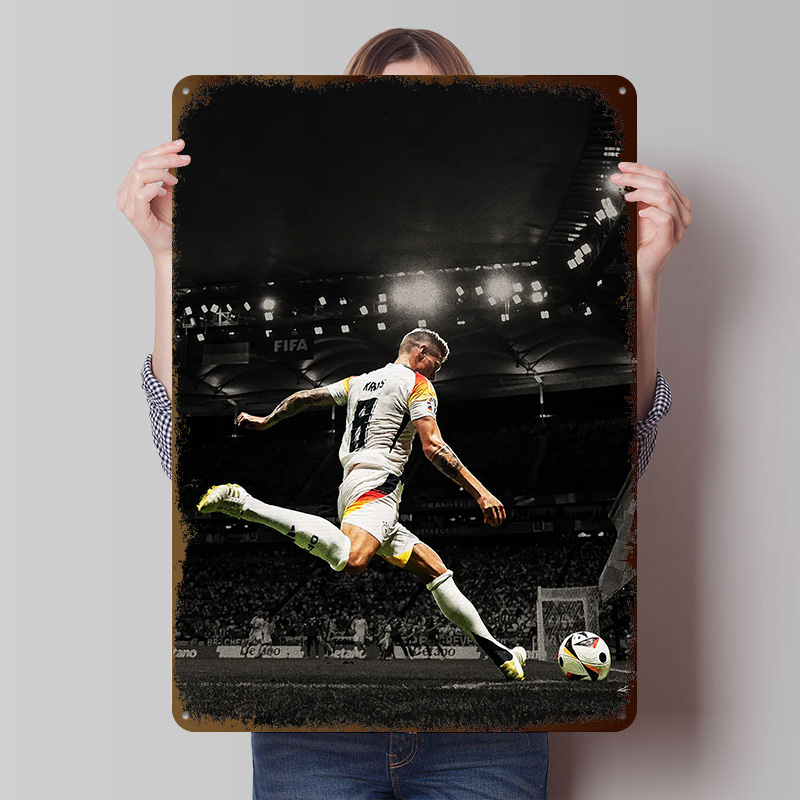 Retro Gaming Bar - Plakat z blachy Kroos, personalizowana dekoracja
