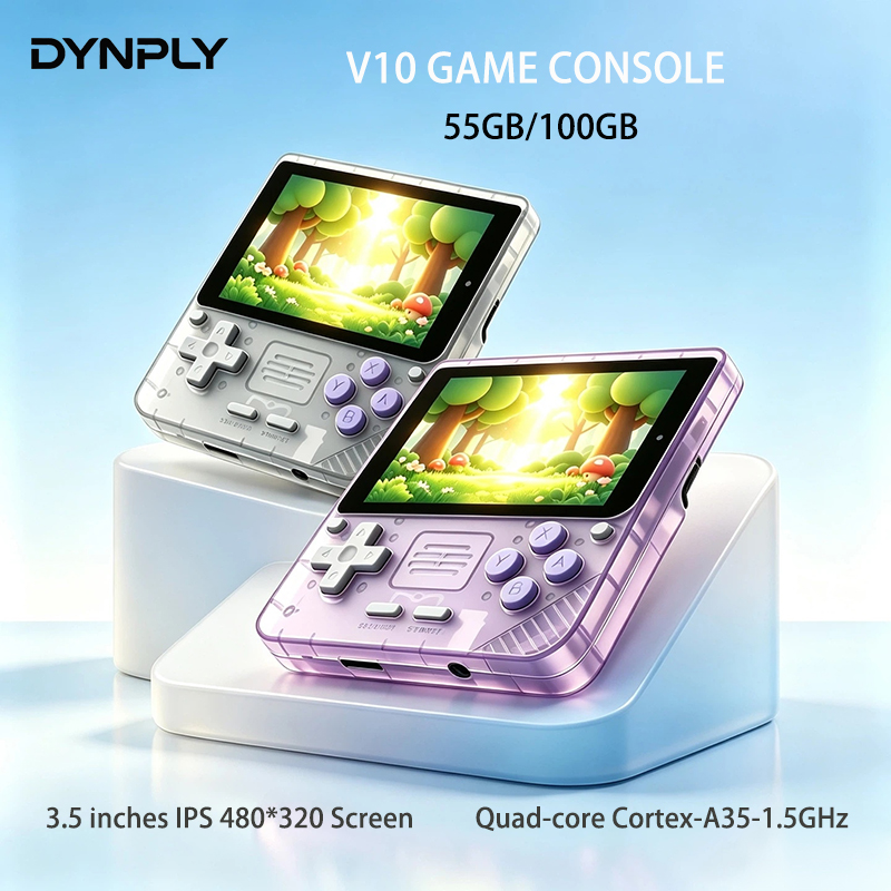 Retro Gaming Power Bank - POWKIDDY V10 3,5-calowy ekran IPS Oca