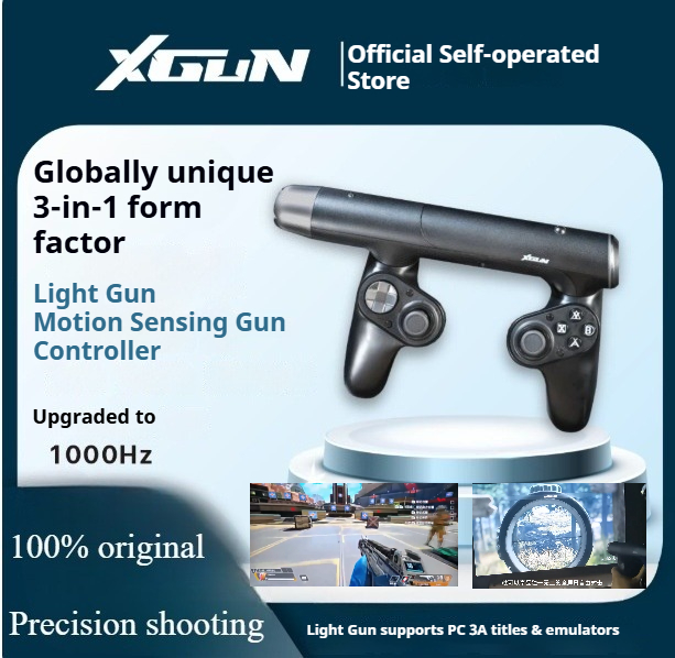 Retro Gaming Gun - XGUN Light Gun - kontroler strzelania