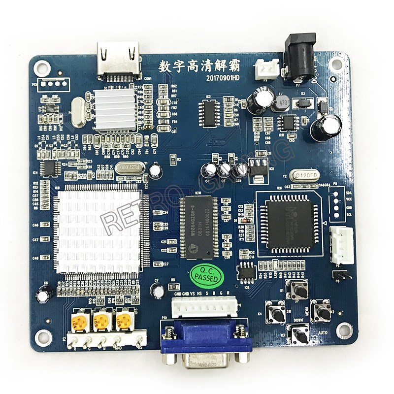 Retro Gaming Store - Konwerter CGA na HDMI, płytka konwertująca