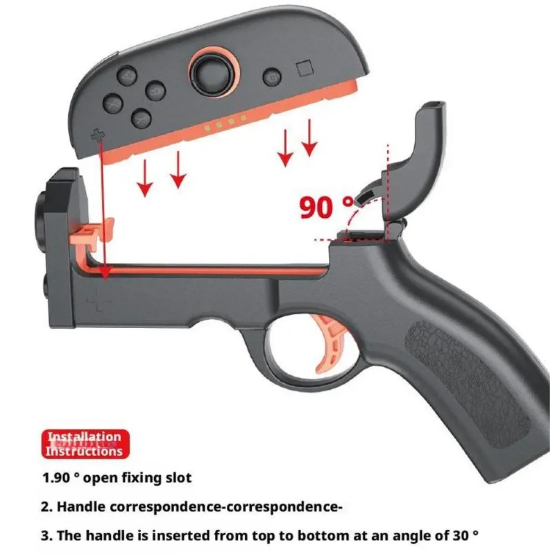 Lewy i prawy kontroler pistole – Retro Gaming Gun recenzja i cena