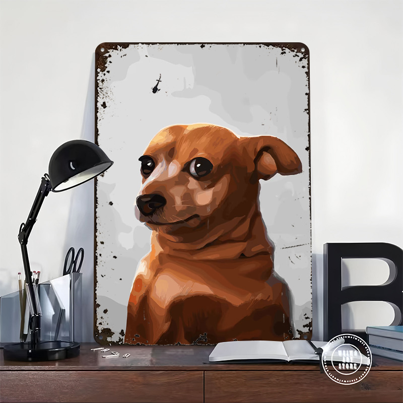Brązowy Pies Portret Plakat Re – Retro Gaming Bar recenzja i cena