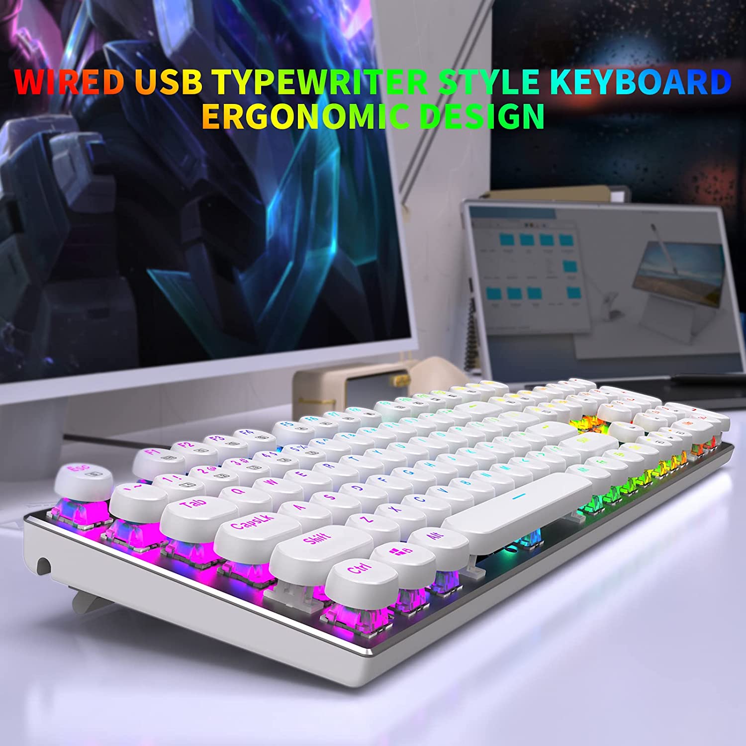 Klawiatura mechaniczna USB prz – Retro Gaming Uk recenzja i cena
