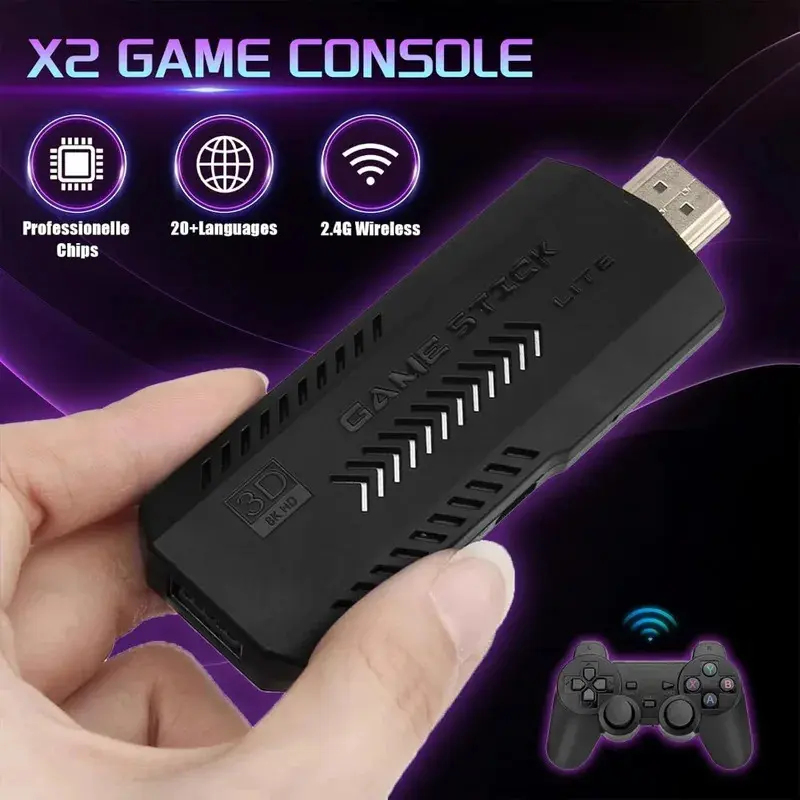 Konsola do gier retro X2 PLUS  – Retro Gaming Stick recenzja i cena