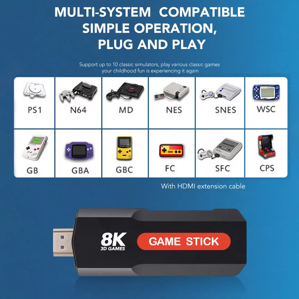 Konsola X2 Game Stick HD 4K 8K – Retro Gaming Stick recenzja i cena